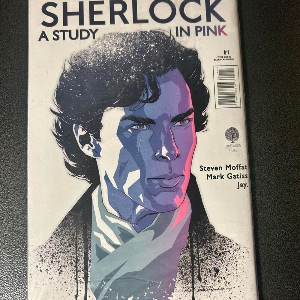 Sherlock: A Study in Pink #1 comic book. Comes with COA